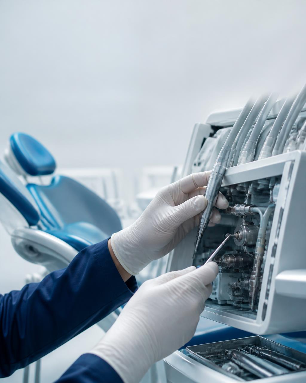 Manutenção de equipamento odontológico em consultório